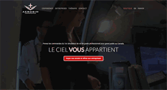 Desktop Screenshot of aerosimexperience.com